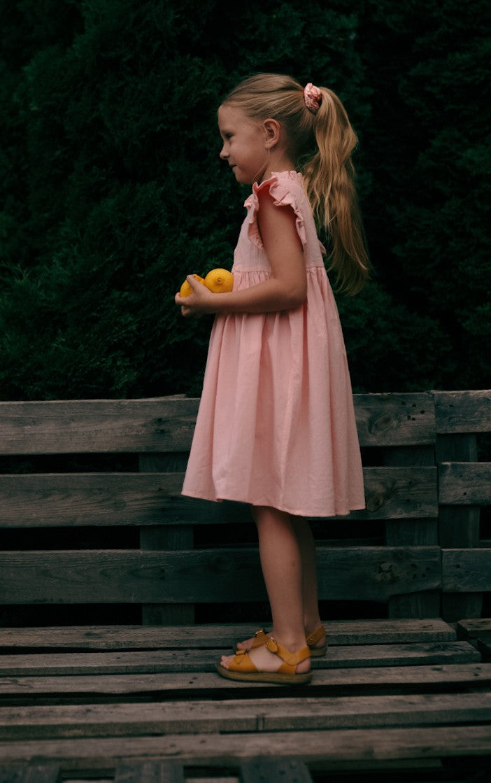 Kids Dress Sisi – Peach
