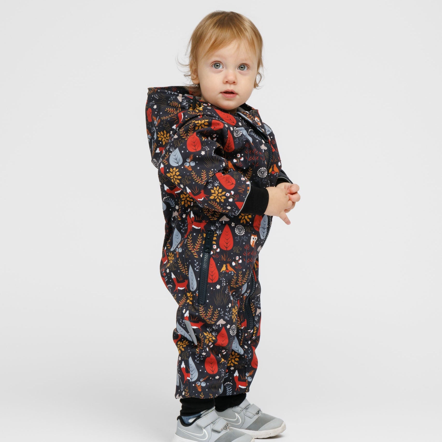 Softshell Onesie for Kids - FOREST