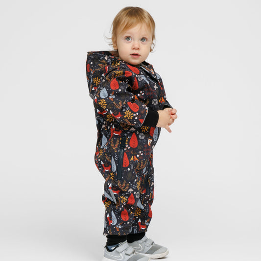 Softshell Onesie for Kids - FOREST