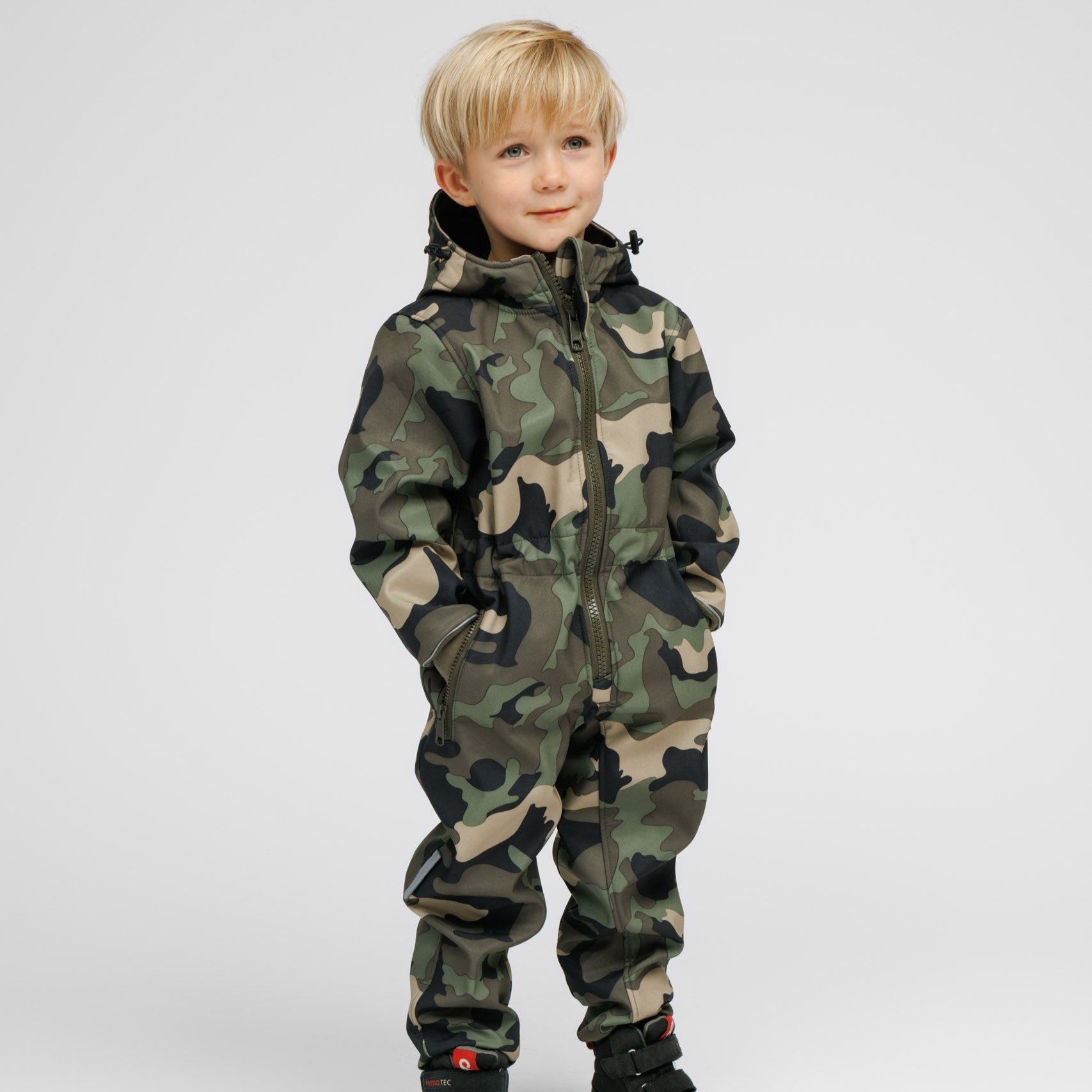 Softshell Onesie for Kids - MOSS