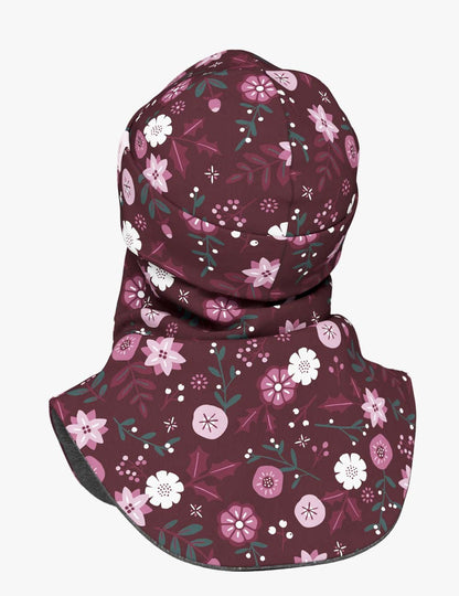 Merino Balaclava For Kids BREM - Winter Flowers