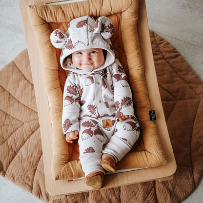 Eared Jumpsuit for Babies and Kids - Acorns on Sand