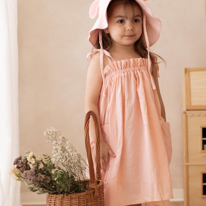 Kids Dress Milka – Peach