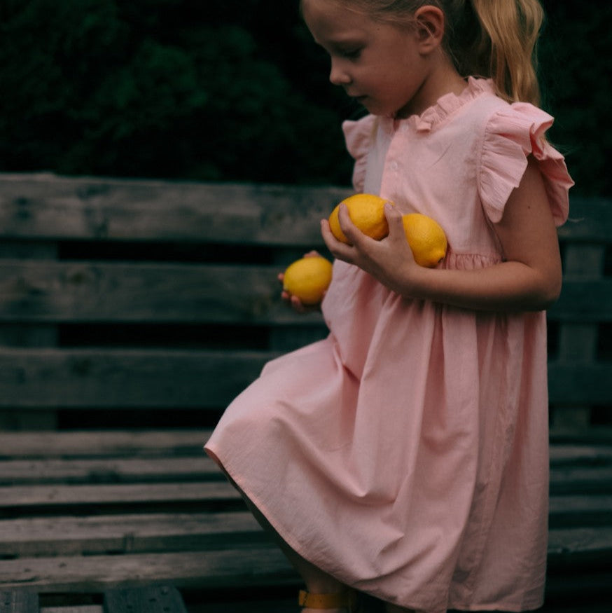 Kids Dress Sisi – Peach