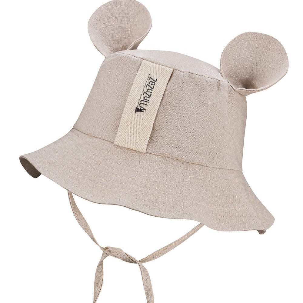 Kids Hat with Ears - Beige