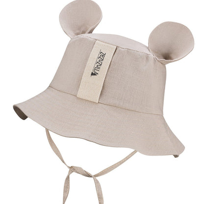 Kids Hat with Ears - Beige