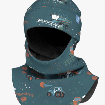 Merino Balaclava For Kids BREM - Tractors