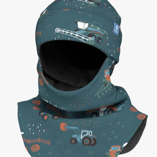 Merino Balaclava For Kids BREM - Tractors