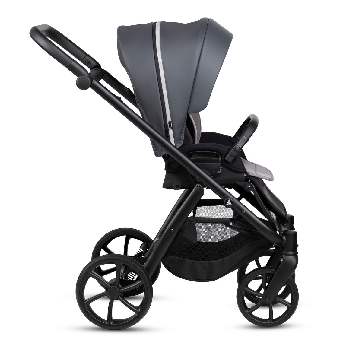 Noordi Fjordi V2 Leather 2027 2-in-1 Stroller – Shadow Grey 819