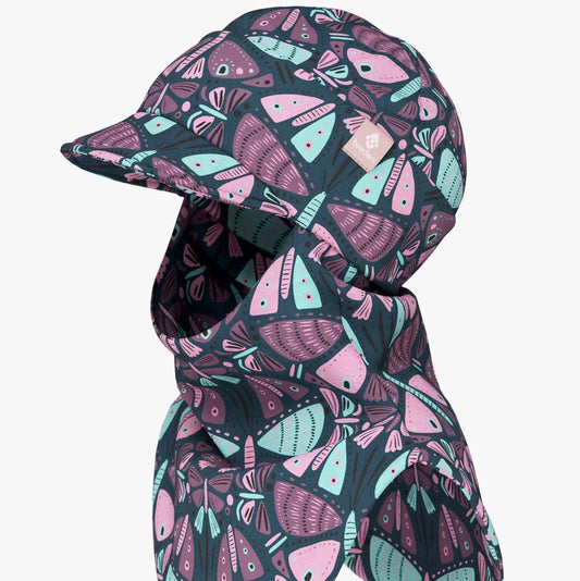 Peaked Spring-Fall Balaclava For Kids BENT - Butterlies