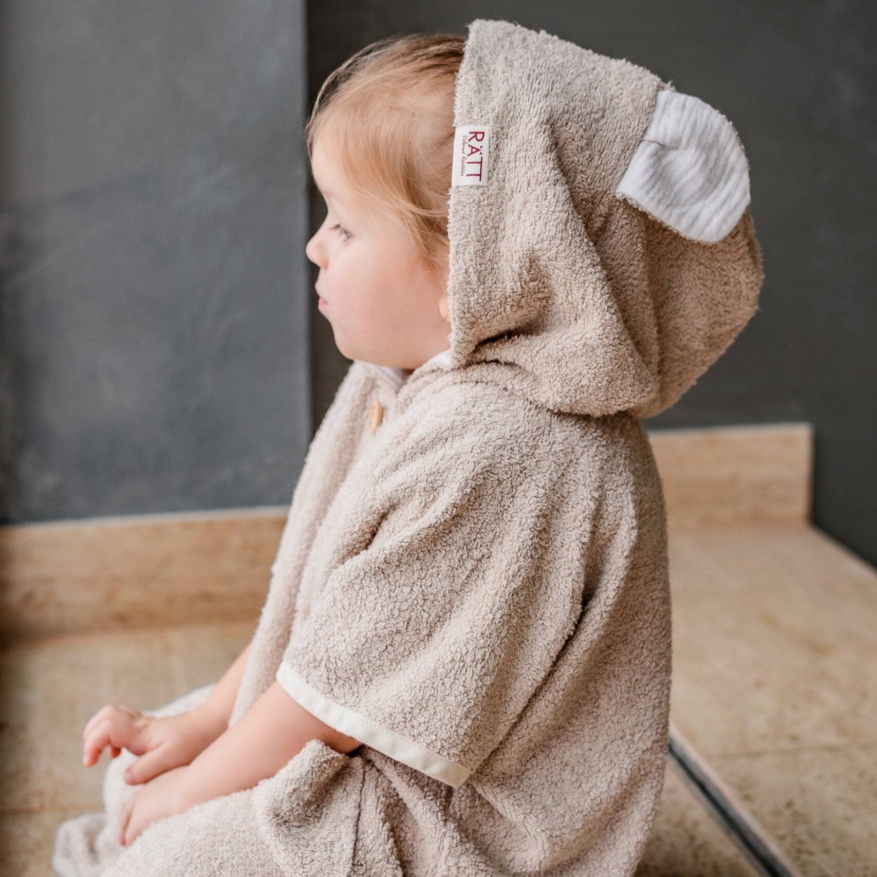 Short-Sleeve Poncho TEDDY - For TODDLERS (Size 82/86-116)